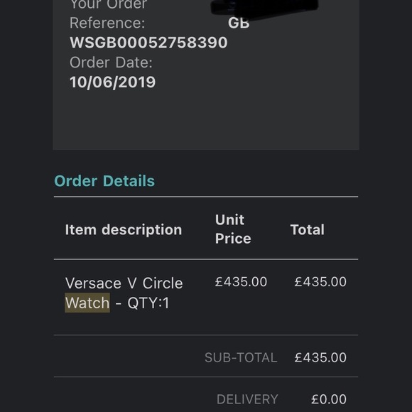 Versace Watch - Picture 4 of 7